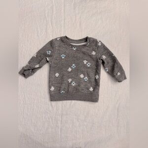 Cat And Jack Abominable Snowman Sweatshirt- 12m
